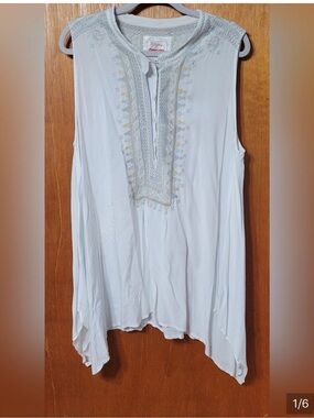 Biya Johnny Was Sleeveless Tunic Top Size XL (1271)